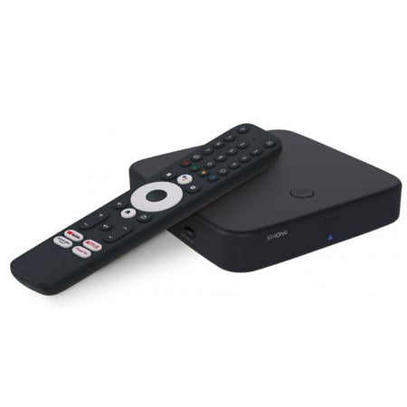 STRONG SRT 420 - ANDROID TV BOX IBRIDO DVB-T2 4K - CERTIFICATO GOOGLE - CONNESSIONE WI-FI / LAN -TELECOMANDO CON CONTROLLO VOCALE - RICEVITORE DVB-T2