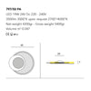 Plafoniera classica Cattaneo illuminazione CLEO 797 50PA LED metallo lampada soffitto