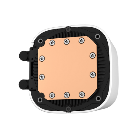 DeepCool LE720 WH Processore Raffreddatore di liquidi tutto in uno 12 cm Bianco 1 pz (DeepCool LE720 White AIO Cooler, 3x120mm ARGB PWM Fan, Copper Heatsink, Aluminium Radiator, Intel/AMD)