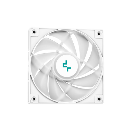 DeepCool LE720 WH Processore Raffreddatore di liquidi tutto in uno 12 cm Bianco 1 pz (DeepCool LE720 White AIO Cooler, 3x120mm ARGB PWM Fan, Copper Heatsink, Aluminium Radiator, Intel/AMD)