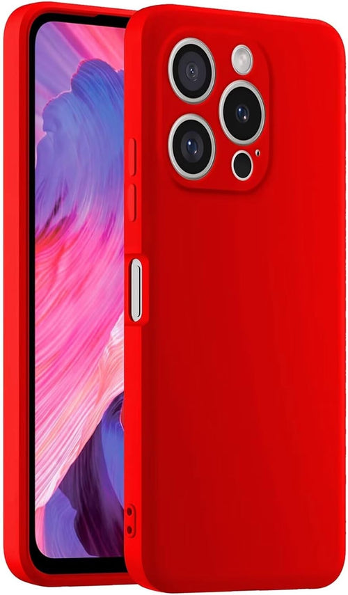 cover  silicone iphone 16 pro max rossa