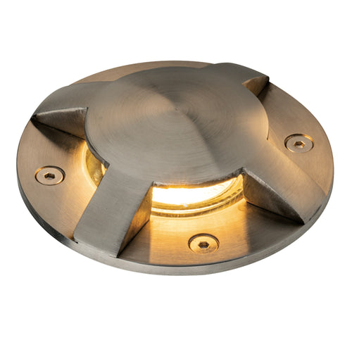 Faro da incasso per esterno 35W GU10 acciaio Bradley