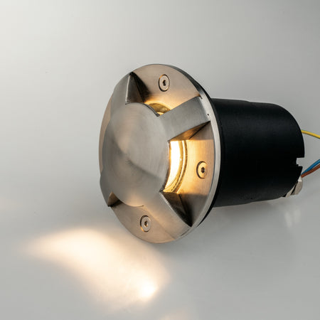 Faro da incasso per esterno 35W GU10 acciaio Bradley