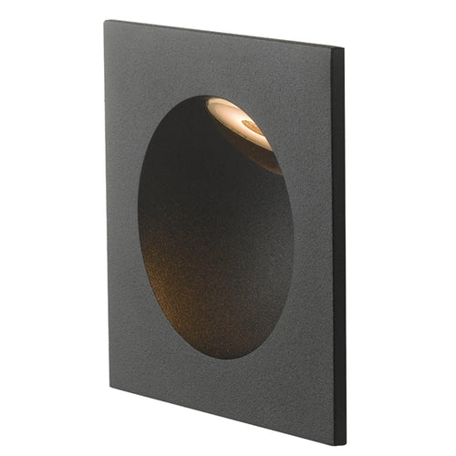 Segnapassi da incasso 2W a led nero Guess Square