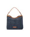 Nero Giardini borsa hobo da donna in jeans e cuoio E543906D214