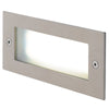 Segnapassi da incasso 6W a led nickel Flank