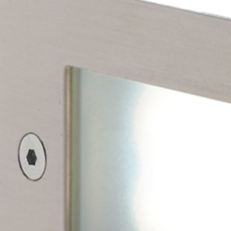 Segnapassi da incasso 6W a led nickel Flank