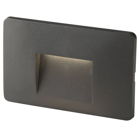 Segnapassi da incasso 3W a led antracite Blink