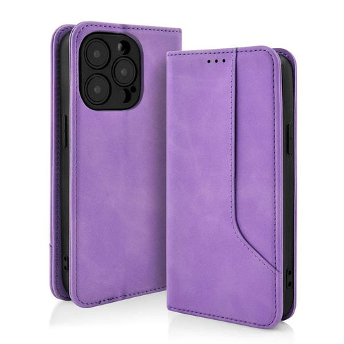 book moto g04 - g24 con porta carte di credito chiusura magnetica fucsia