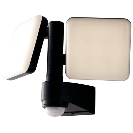 Proiettore da esterno 2x10W a led con sensore antracite Sputnik Double