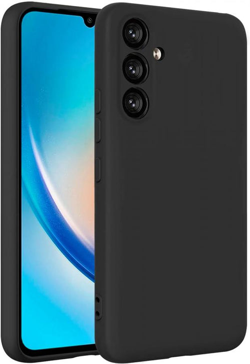 cover in silicone per samsung a16  nera