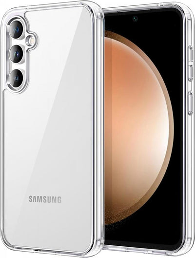 cover in silicone per samsung s24 fe trasparente