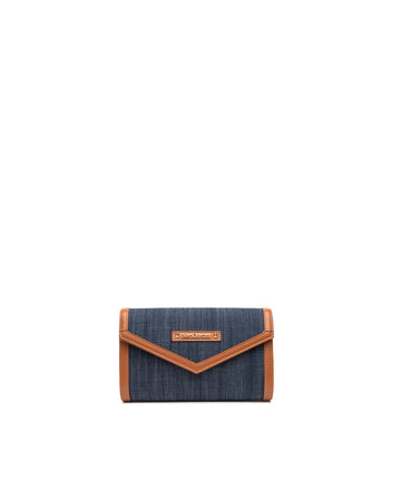 Nero Giardini pochette donna in jeans e nappa cuoio E543905D214