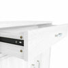 Mobile Multiuso in Legno 2 Ante 1 Cassetto 4 Ripiani Porta Scarpe 63x33H95cm Bianco