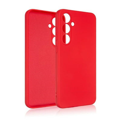 cover in silicone samsung s24 fe rossa