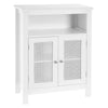 Mobile in Legno 60x28 H 80cm Bagno Camera Ingresso Salvaspazio 2Ante 1Vano Bianco