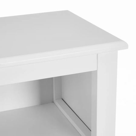 Mobile in Legno 60x28 H 80cm Bagno Camera Ingresso Salvaspazio 2Ante 1Vano Bianco