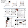 Armadio Modulare Salvaspazio 12 Cubi ( 2 Ante Appendiabiti) 111 x 47 H 145cm