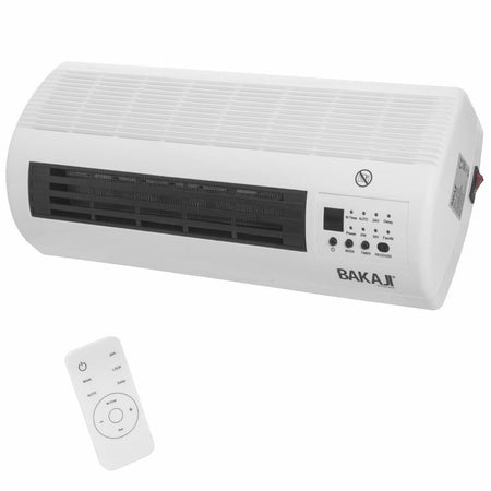 Termoconvettore Elettrico da Parete 3 Modalità Timer 24h 45x18x11cm Telecomando