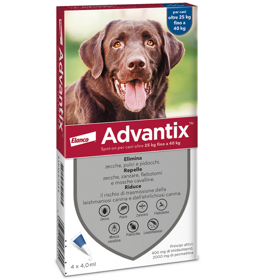 Advantix antiparassitario per cani da 25 a 40 kg