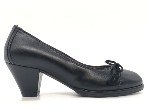 DONNA SOFT Décolleté 2651 nero in pelle