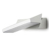 Applique led esterno Promoingross BOB A17 IP65 3000K 1400LM lampada parete orientabile alluminio