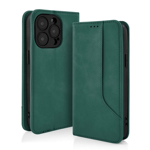 custodia a libro redmi 13 4g con porta carte di credito chiusura magnetica verde