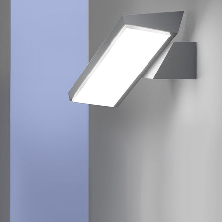 Applique led esterno Promoingross BOB A17 IP65 3000K 1400LM lampada parete orientabile alluminio