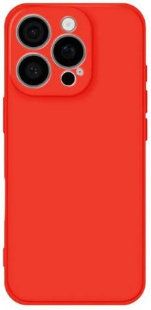 cover  silicone iphone 16 pro rossa