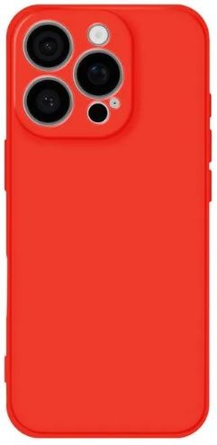 cover  silicone iphone 16 pro rossa