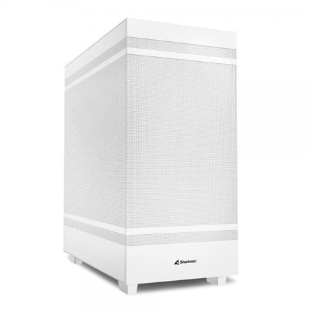 Case Sharkoon Rebel C50 White - Atx, Micro Atx - Alimentatore NON presente - 2 porte USB frontali, audio in/out - 1x Ventola 120mm. - Mid Tower ATX - Bianco