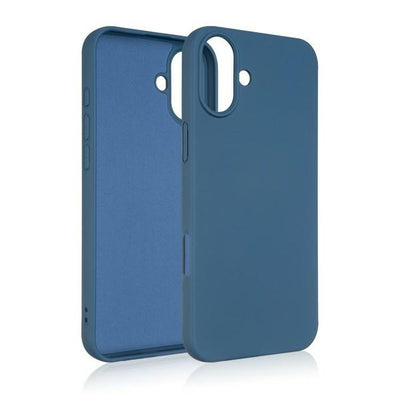 cover  silicone iphone 16 blu