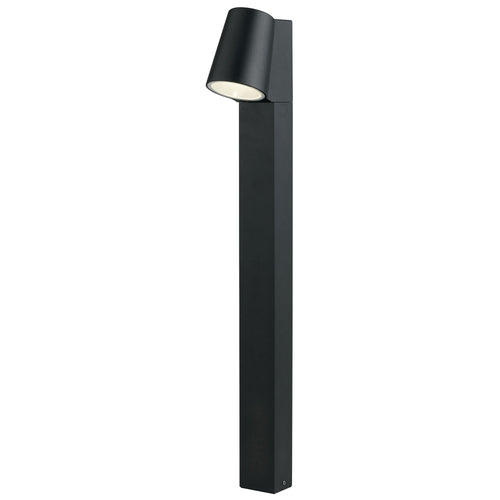 Paletto luce da esterno 6W a led nero Zark