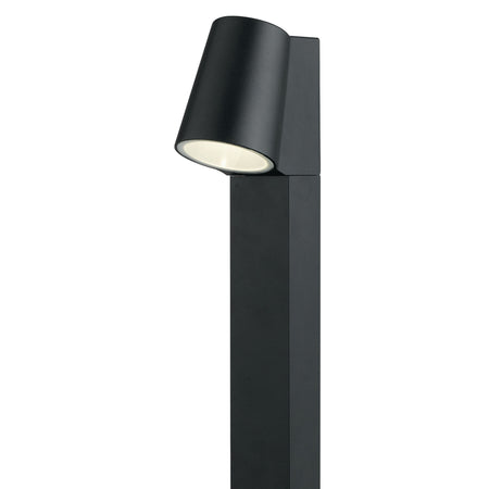 Paletto luce da esterno 6W a led nero Zark