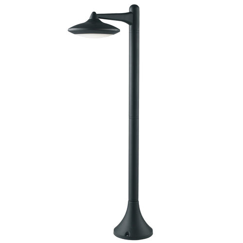 Paletto luce da esterno 12W a led nero Armony