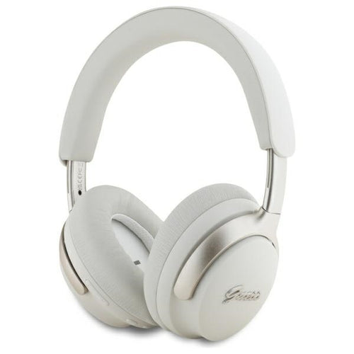 cuffia guess bluetooth con microfono beige