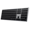Satechi X3 tastiera Ufficio Bluetooth QWERTY Inglese Nero, Grigio (Satechi X3 Wireless Keyboard for up to)