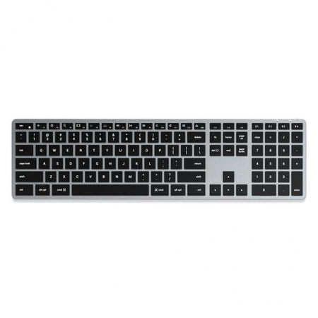 Satechi X3 tastiera Ufficio Bluetooth QWERTY Inglese Nero, Grigio (Satechi X3 Wireless Keyboard for up to)