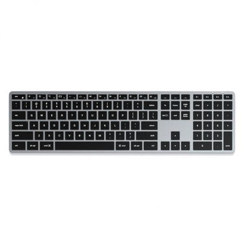 Satechi X3 tastiera Ufficio Bluetooth QWERTY Inglese Nero, Grigio (Satechi X3 Wireless Keyboard for up to)