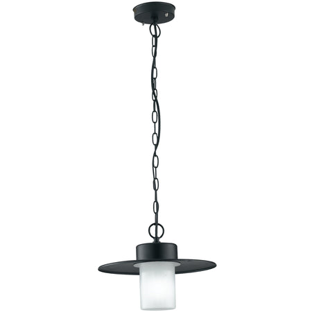 Lampadario a sospensione 60W E27 nera Saxon