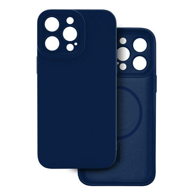 cover  silicone iphone 16 blu compatibile magsafe