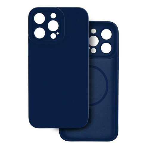cover  silicone iphone 16 blu compatibile magsafe