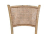 Biscottini Sedia Thonet in massello di frassino e seduta rattan finitura rovere larghezza