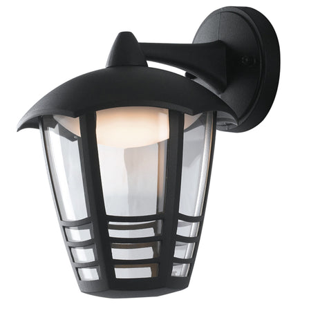 Applique da parete per esterno 12W a led nera Grace Down