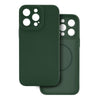 cover  silicone iphone 16 pro verde compatibile magsafe