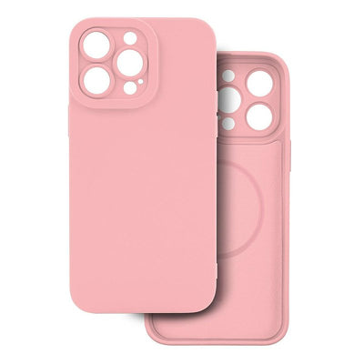 cover  silicone iphone 16 rosa compatibile magsafe
