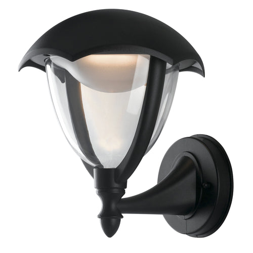 Applique da parete per esterno 12W a led Nera Melany Up