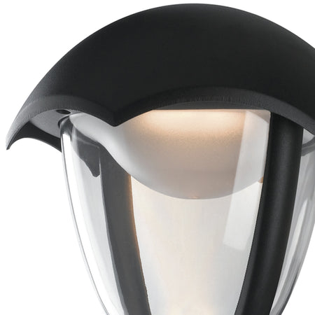 Applique da parete per esterno 12W a led Nera Melany Up