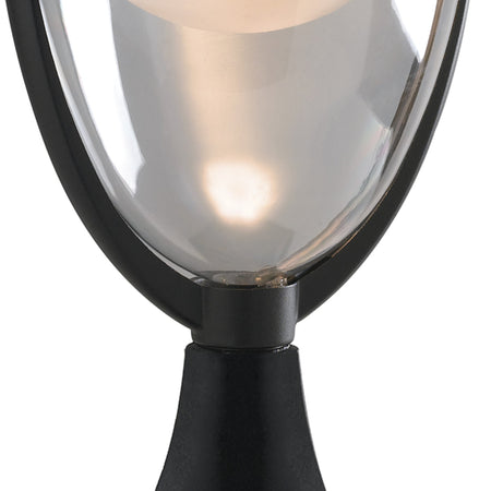 Lanterna da terra per esterno 12W a led nera Melany