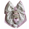 Fiocco nascita in cotone personalizzabile fatto a mano 35 x h 40 cm Made in Italy